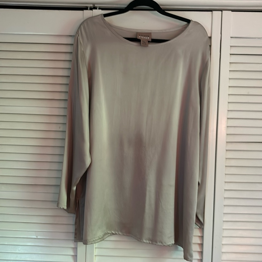 Eileen Fisher 100% silk tunic
